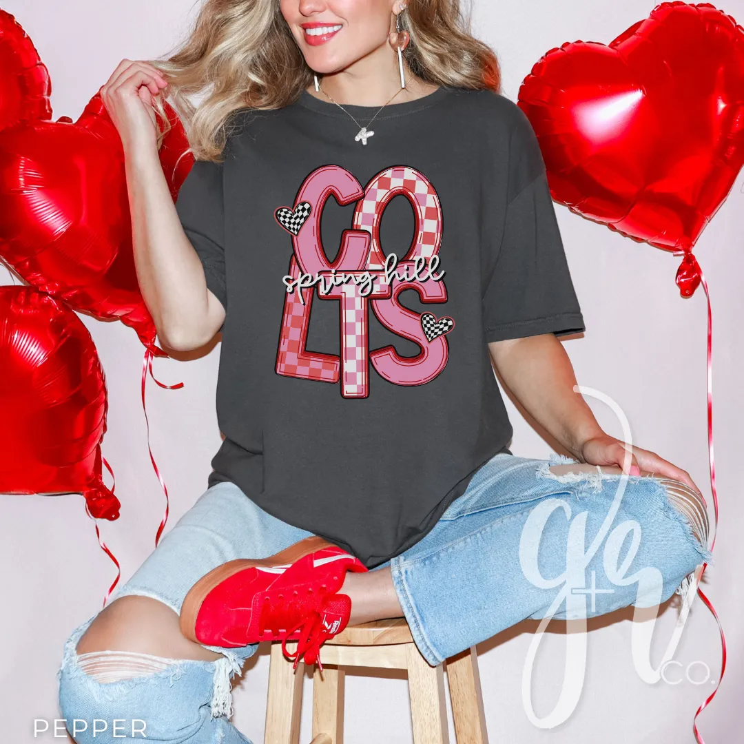 Checkered V-Day Colts (Tees Sweatshirts)