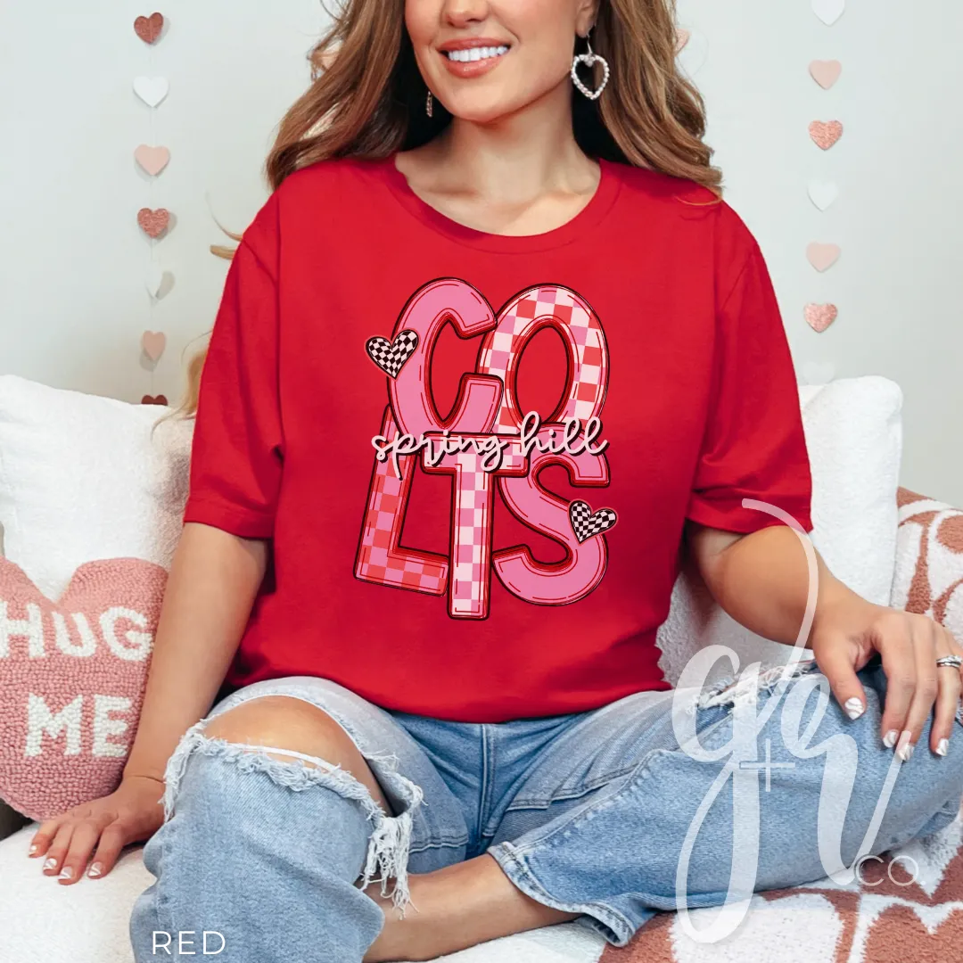 Checkered V-Day Colts (Tees Sweatshirts)