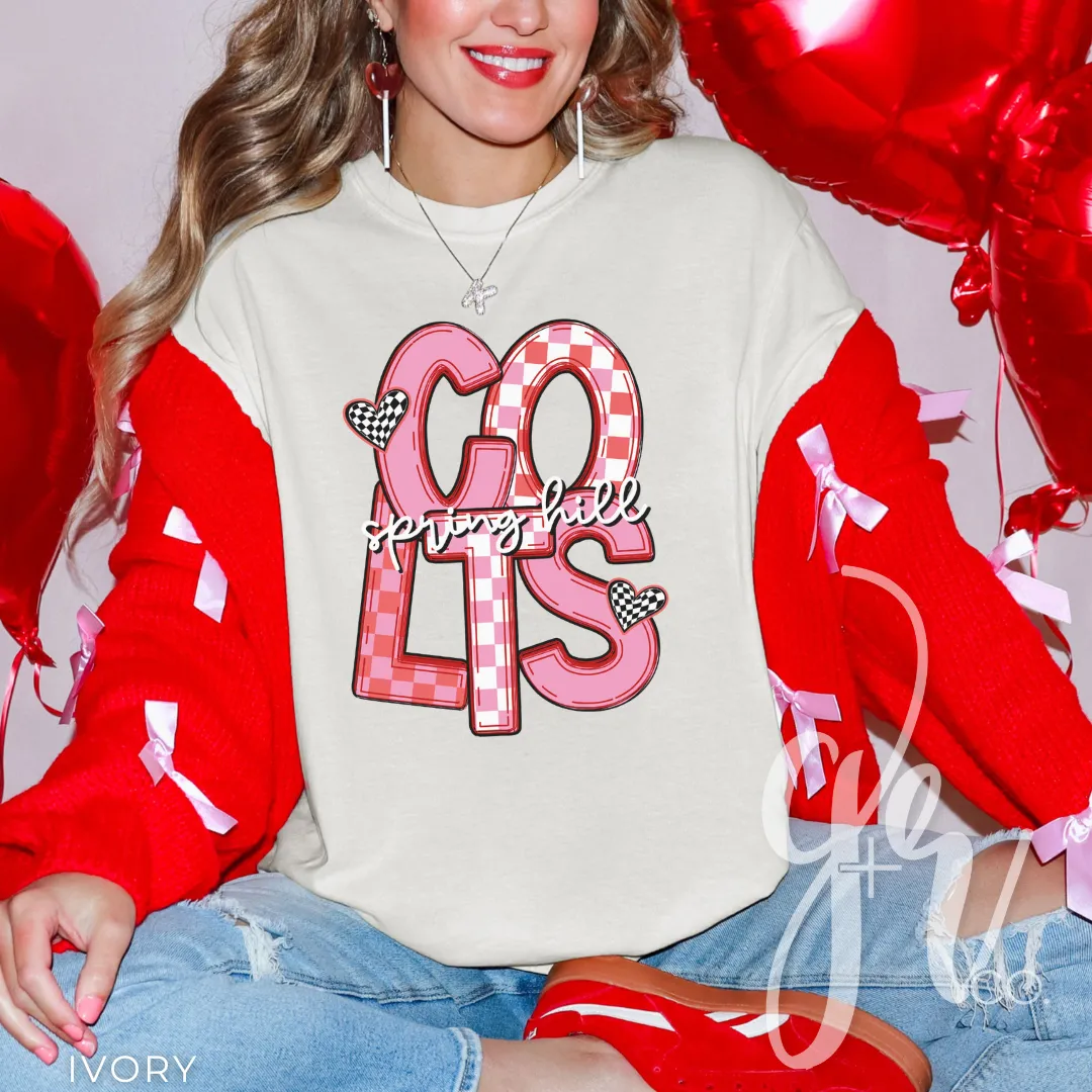 Checkered V-Day Colts (Tees Sweatshirts)