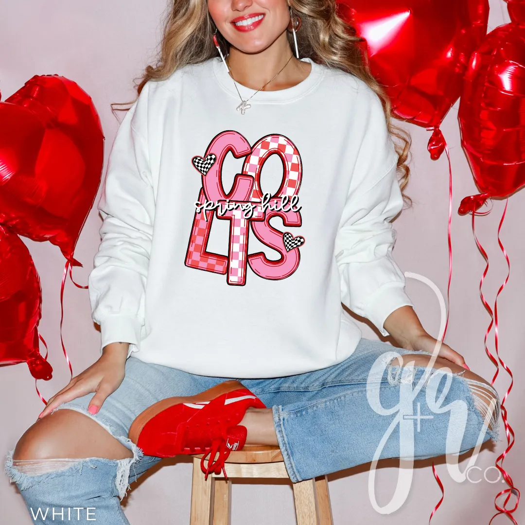 Checkered V-Day Colts (Tees Sweatshirts)