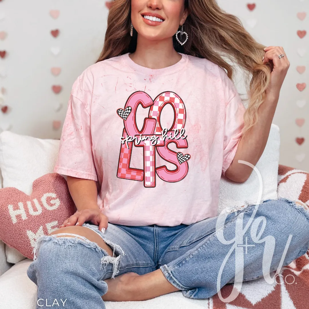 Checkered V-Day Colts (Tees Sweatshirts)