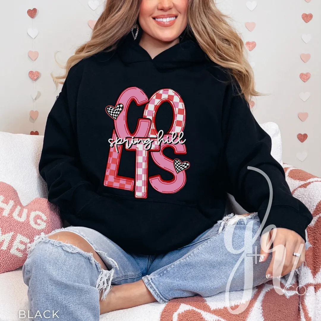 Checkered V-Day Colts (Tees Sweatshirts)