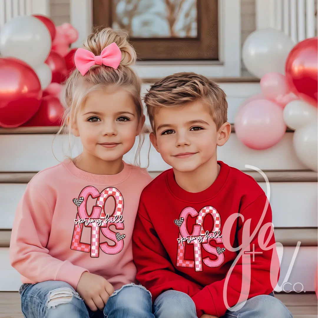 Checkered V-Day Colts (Tees Sweatshirts)