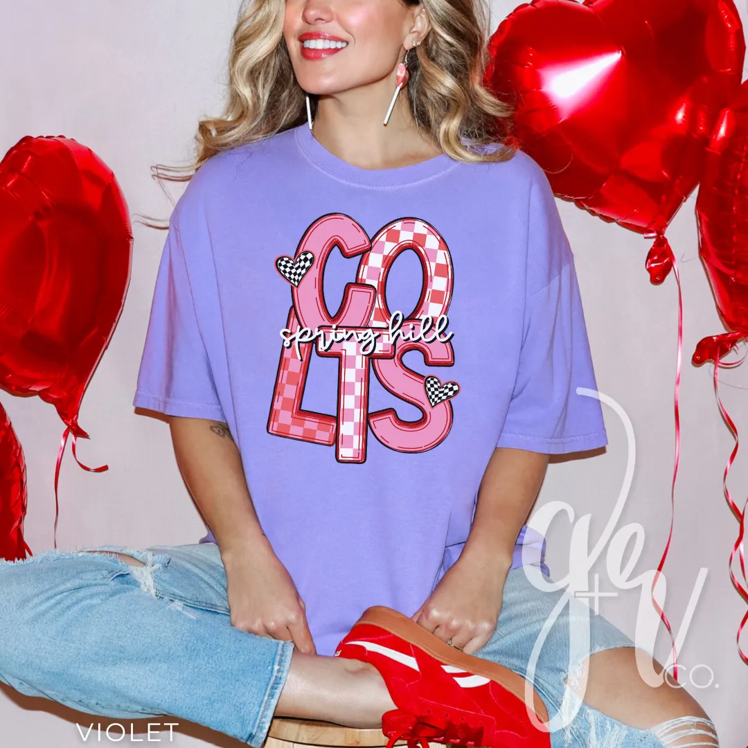 Checkered V-Day Colts (Tees Sweatshirts)