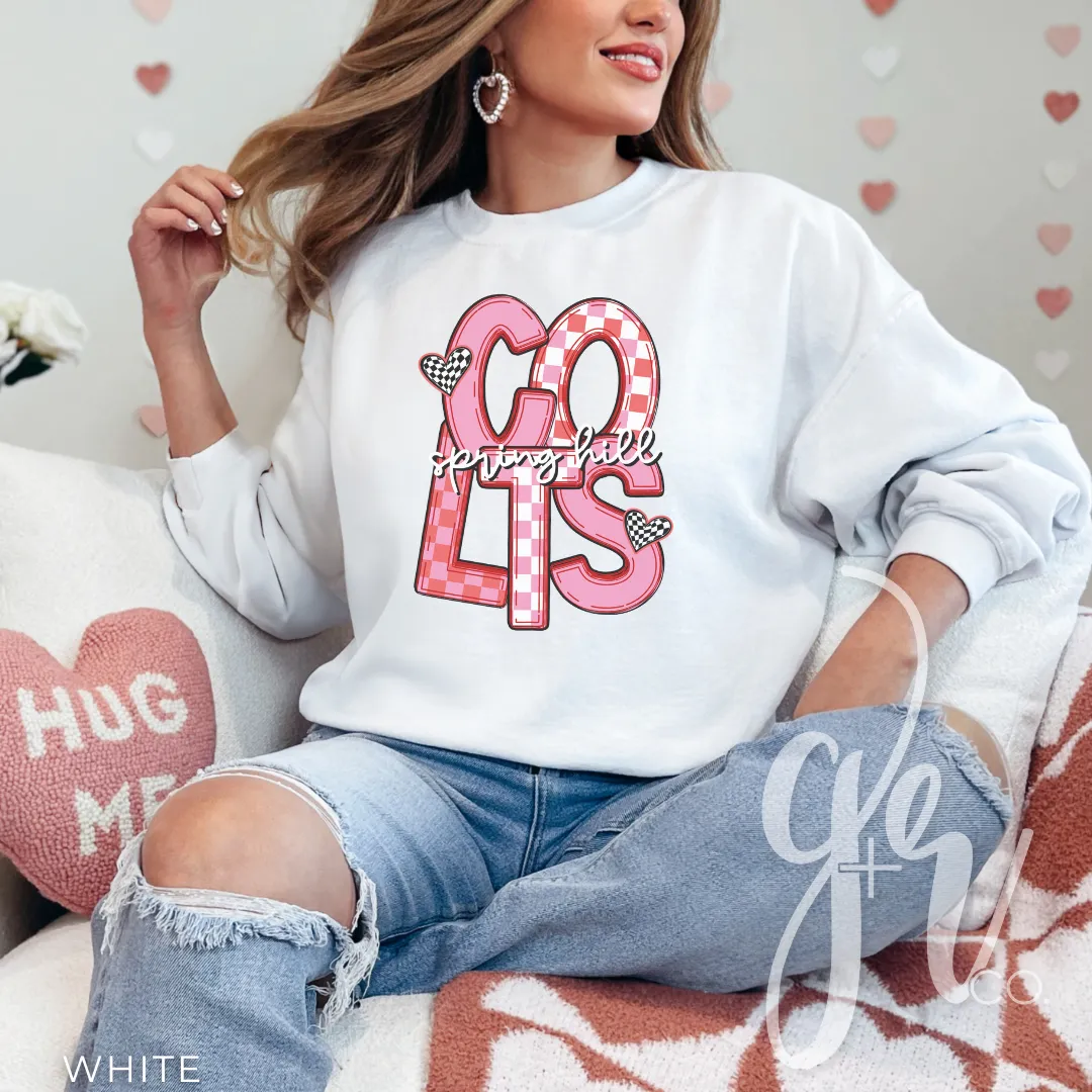 Checkered V-Day Colts (Tees Sweatshirts)