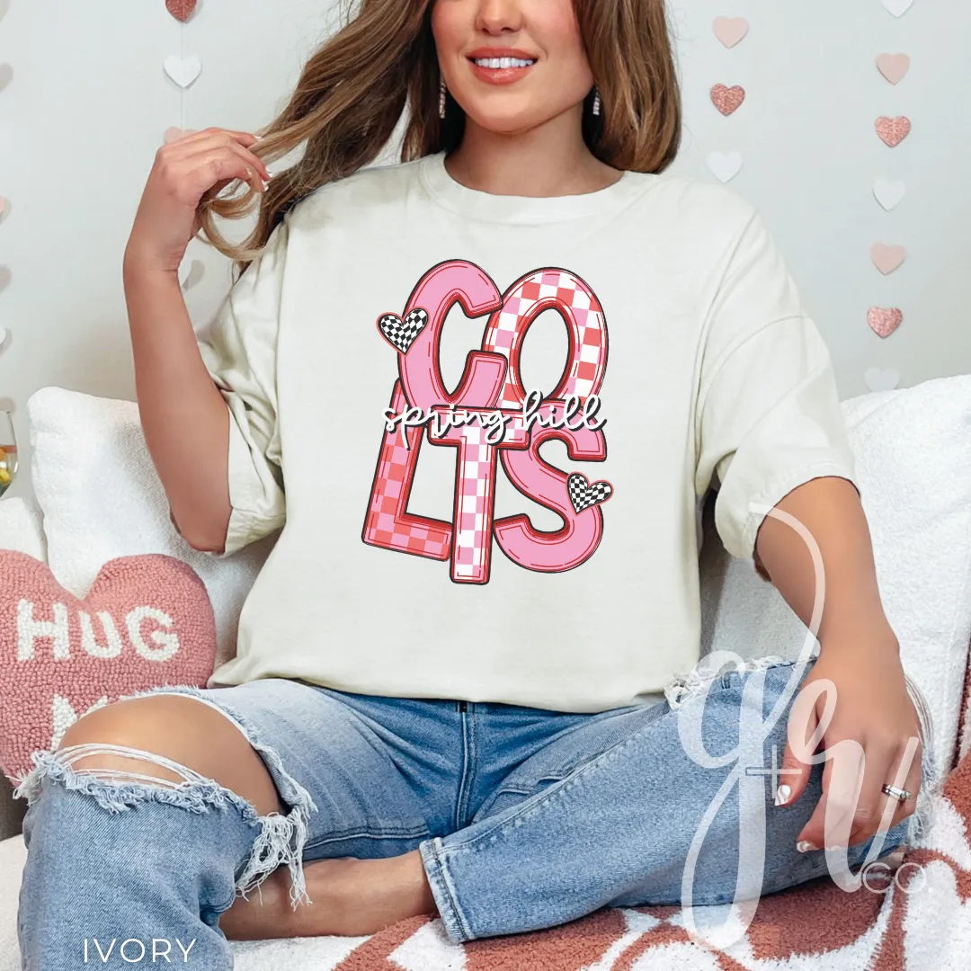 Checkered V-Day Colts (Tees Sweatshirts)