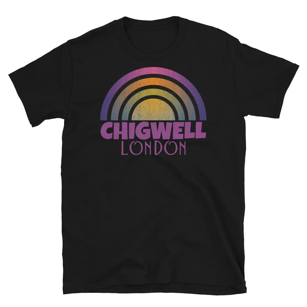 Chigwell London Retrowave Graphic T-Shirt