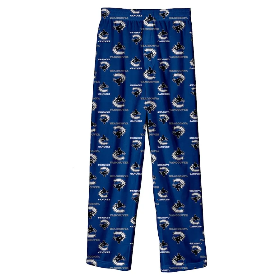 CHILD TEAM LOGO PRINT PAJAMA PANTS - VANCOUVER CANUCKS