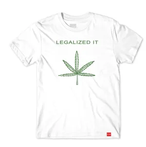 Chocolate Legalized It Tee White