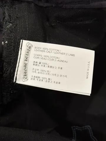 Chrome Hearts Cross Patch Carpenter Pants
