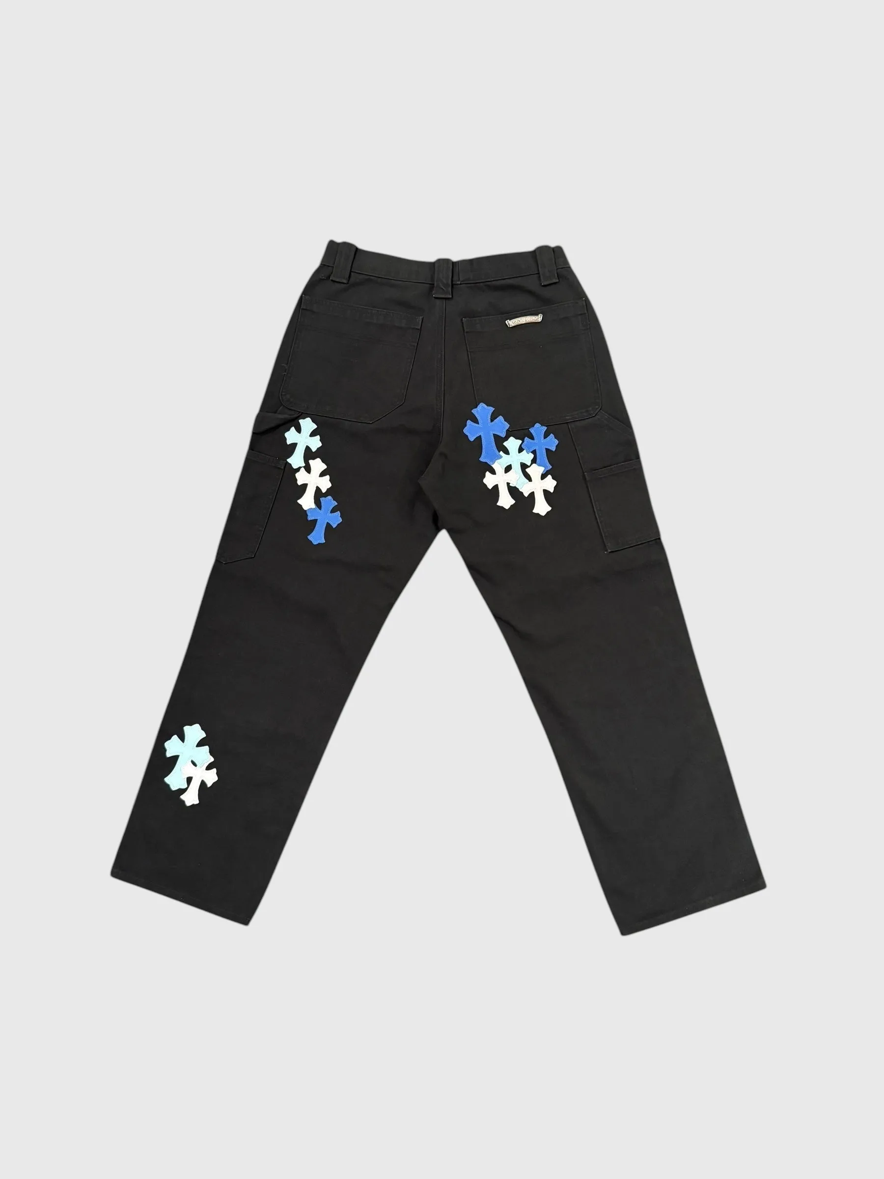 Chrome Hearts Cross Patch Carpenter Pants