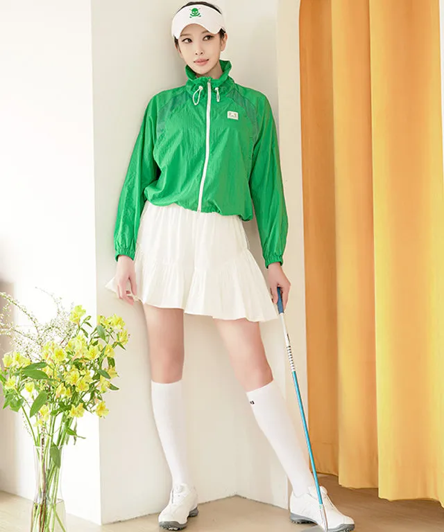 CHUCUCHU Mesh Raglan Jacket - Green