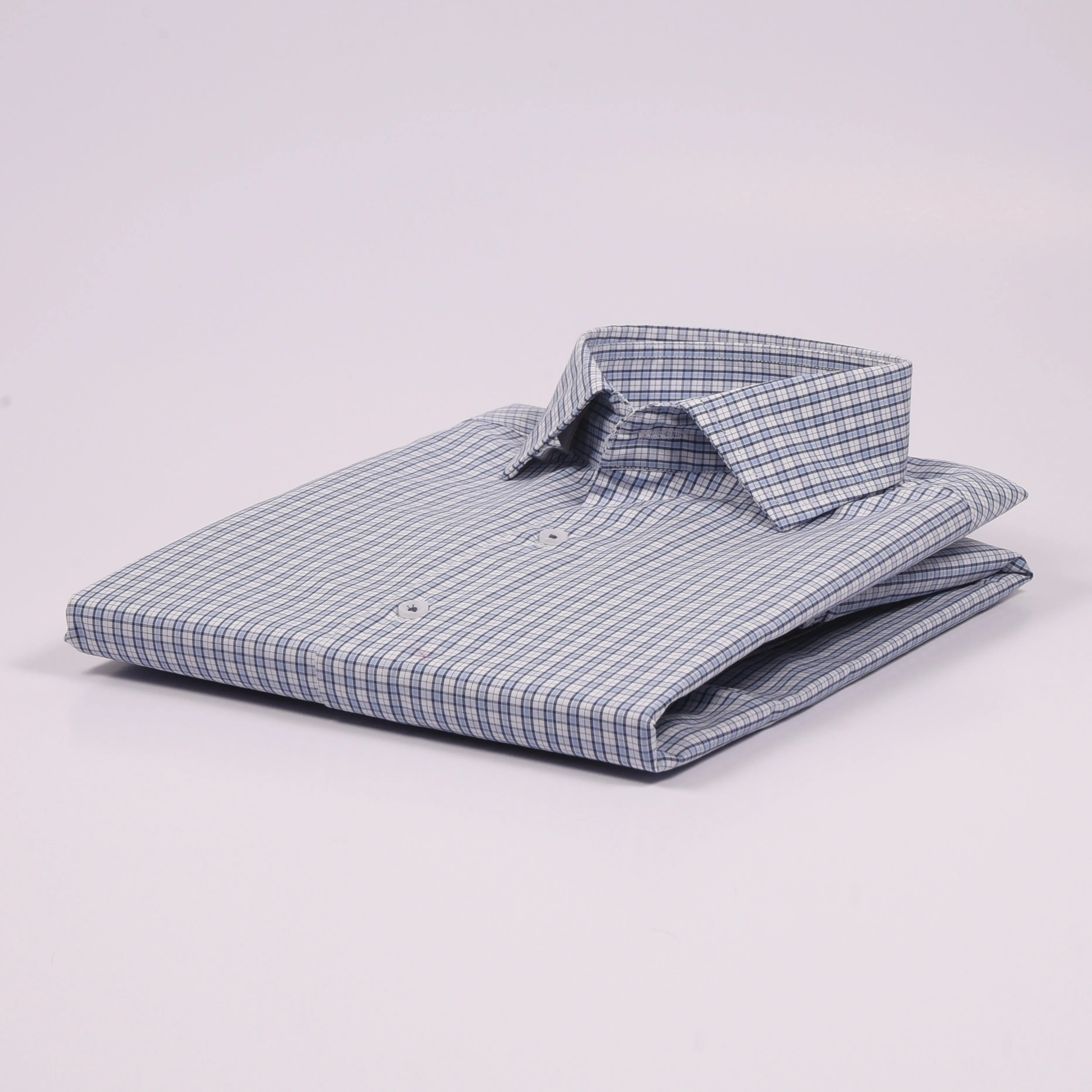 CK Blue & White Mini-Checkered Shirt
