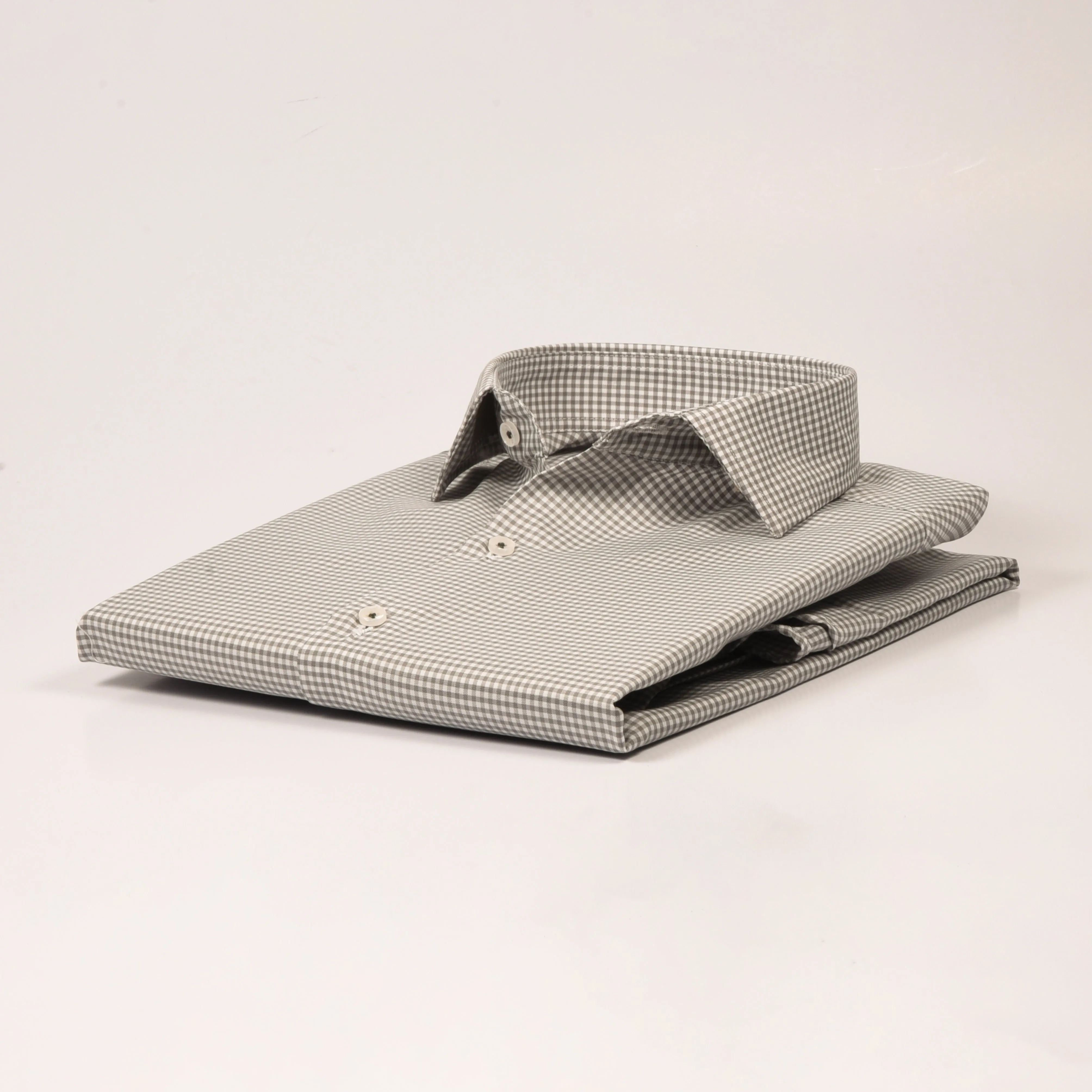 CK Grey Mini-Checkered Shirt