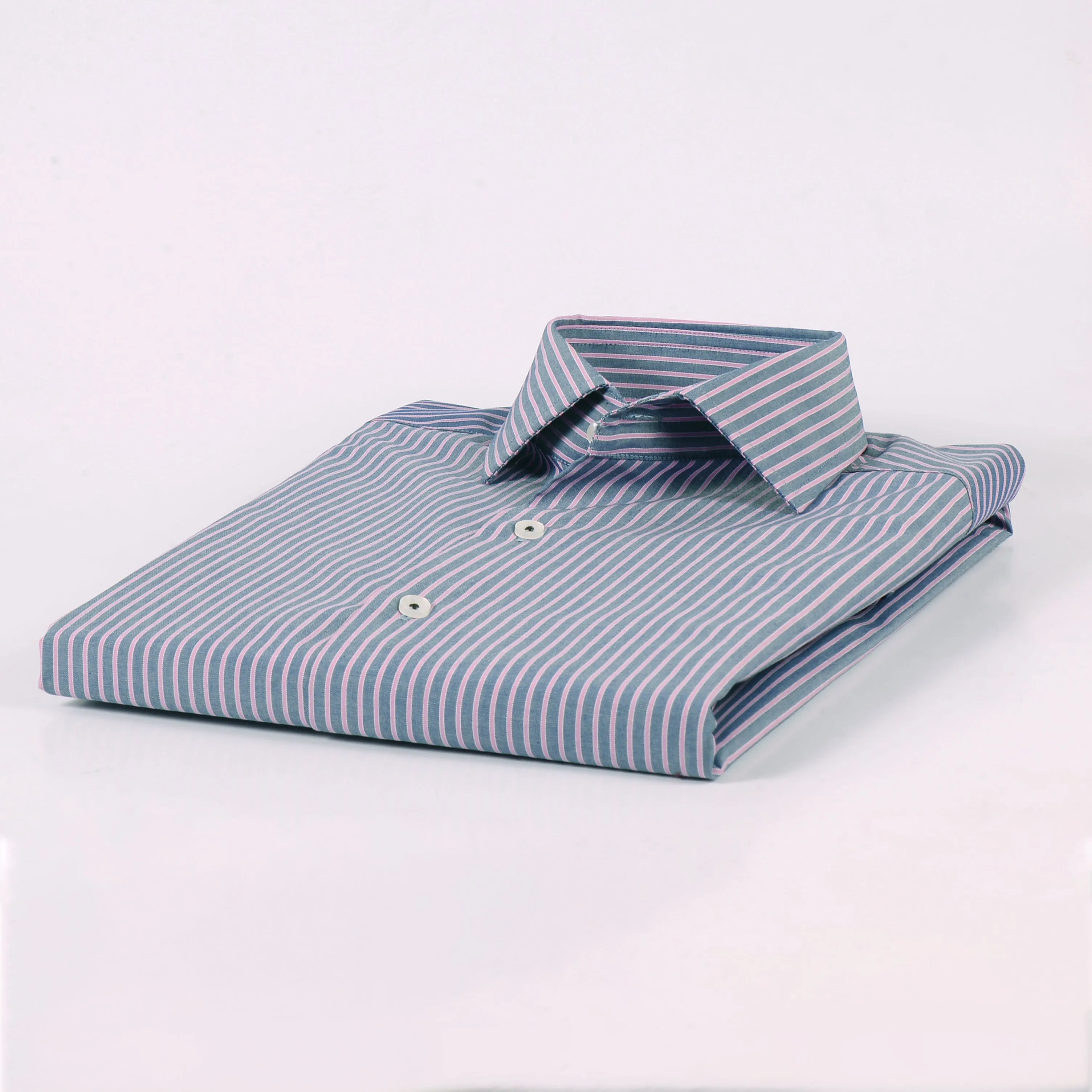 Ck Pink & Blue Narrow Stripes Shirt