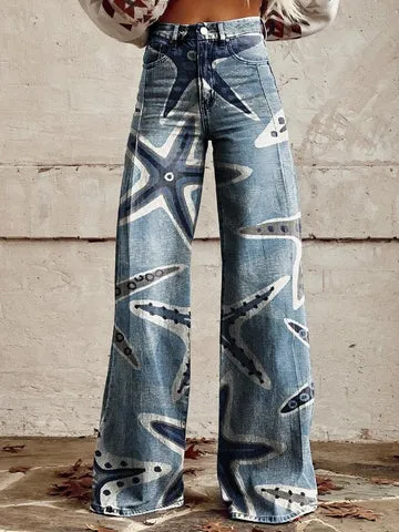 Claire - High-Waisted Flared Wide-Leg Pants
