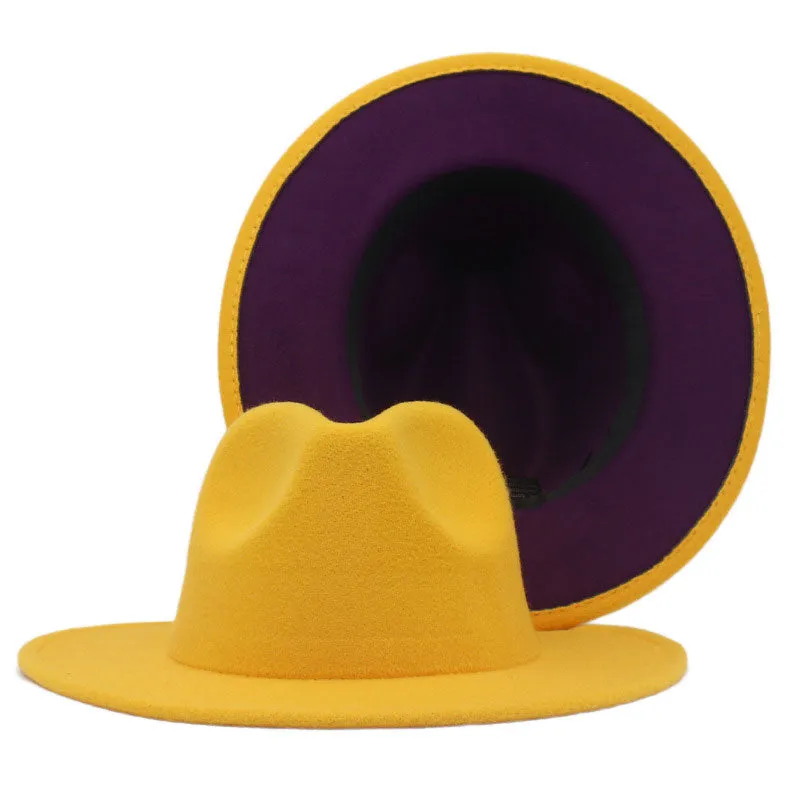 Colorblock Jazz Hat
