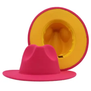 Colorblock Jazz Hat