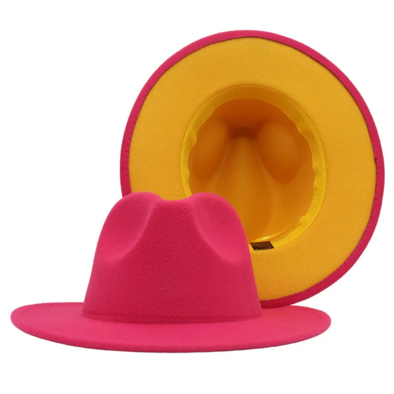 Colorblock Jazz Hat