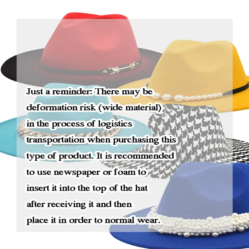 Colorblock Jazz Hat