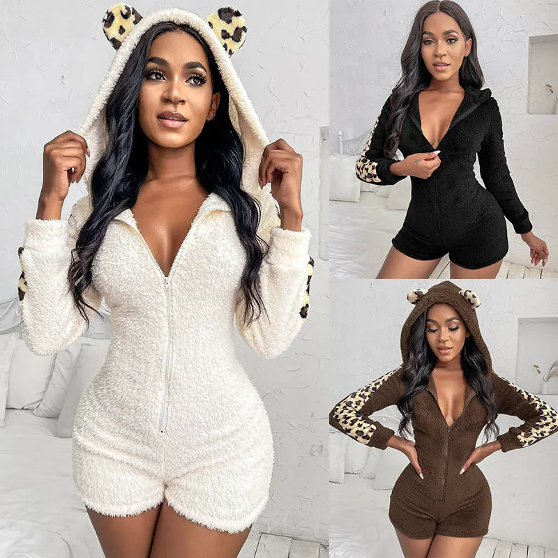 Comfy Hooded Jumpsuit