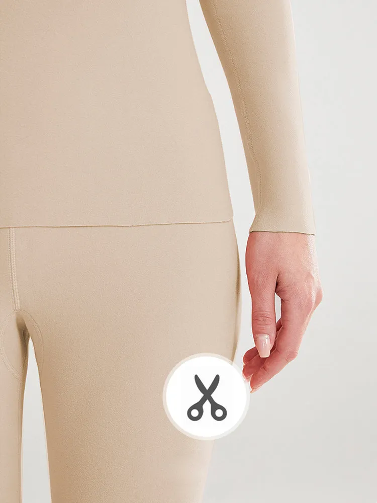 Couple Fleece Lined Warm Seamless Pajamas Sets