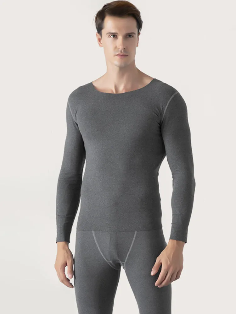 Couple Fleece Lined Warm Seamless Pajamas Sets