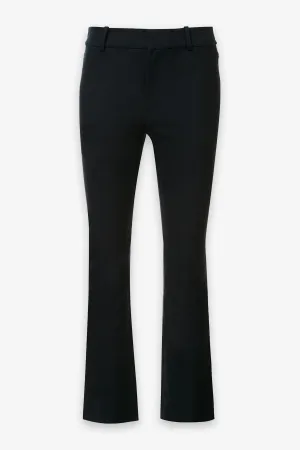 Crosby Cropped Flare Trouser in Midnight