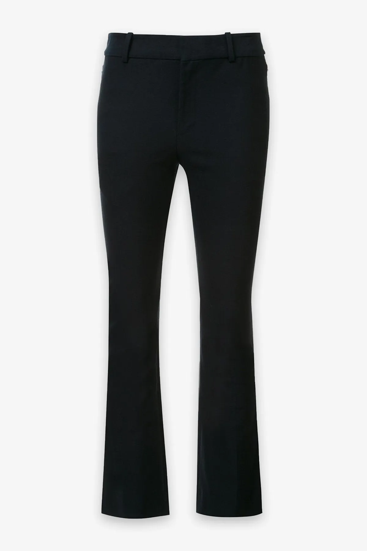 Crosby Cropped Flare Trouser in Midnight