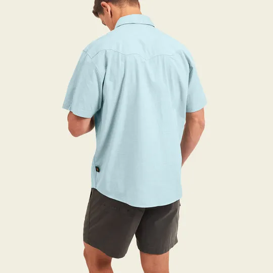 Crosscut Deluxe Shortsleeve | Fronds: Nile Blue | Howler Brothers