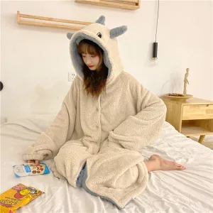 Cute ear hooded pajamas YC24485