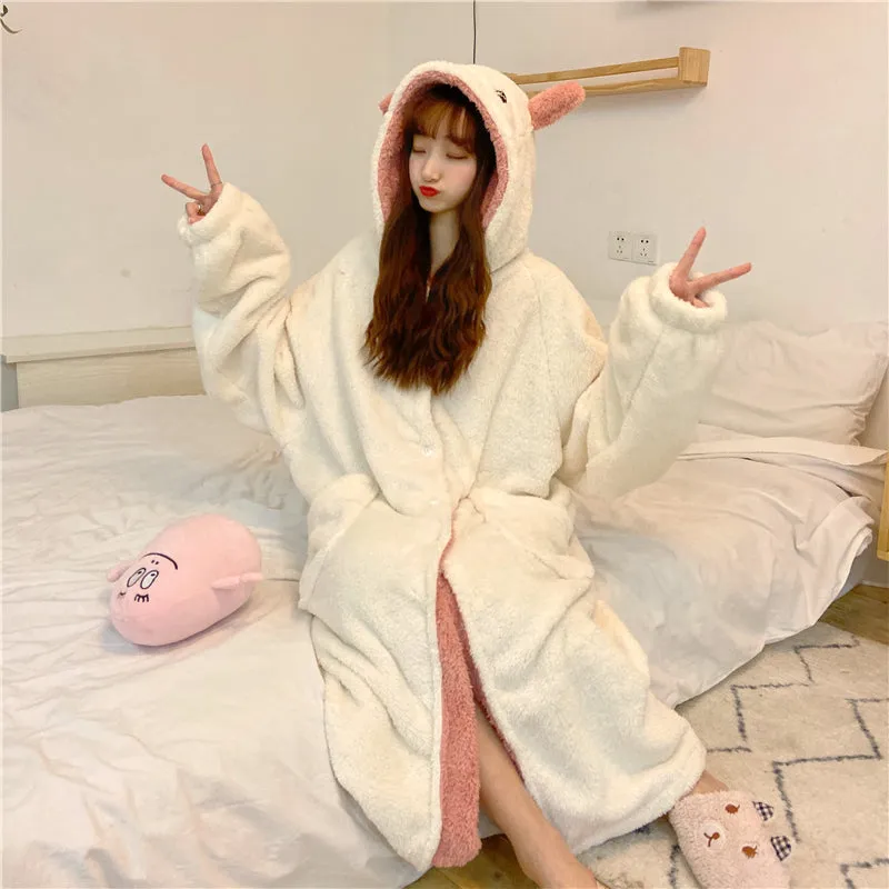 Cute ear hooded pajamas YC24485