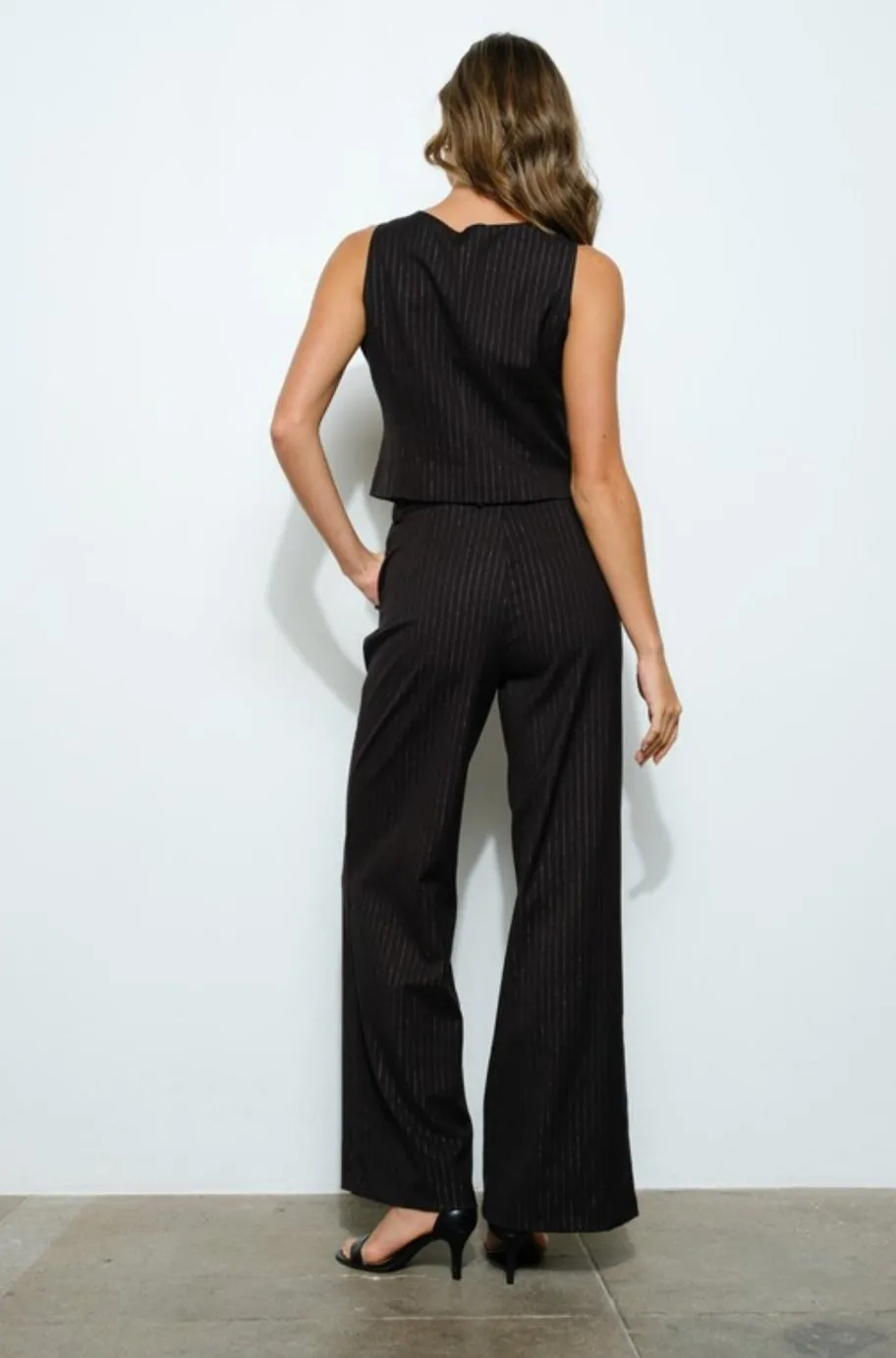 Dalia Pinstripe Pants