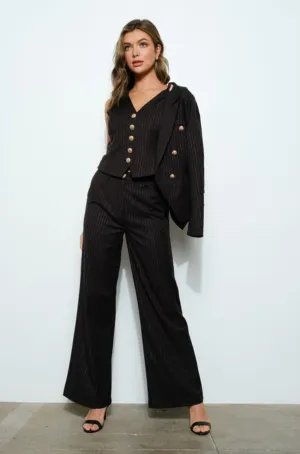 Dalia Pinstripe Pants