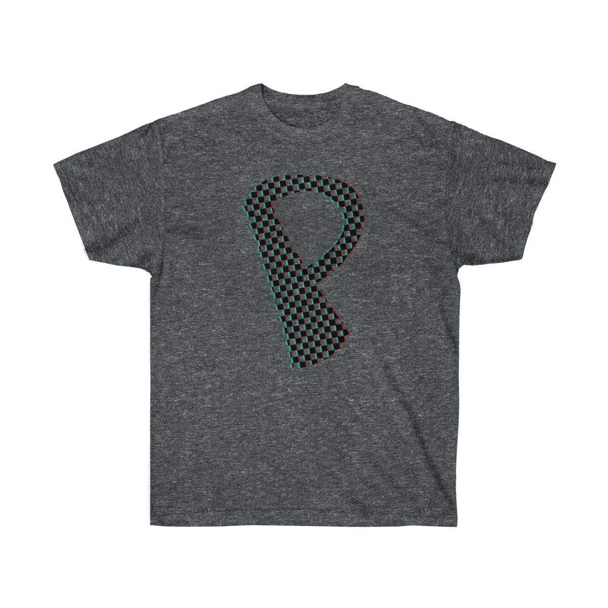 Dark Checkered, Glitchy, Capital P T-Shirt