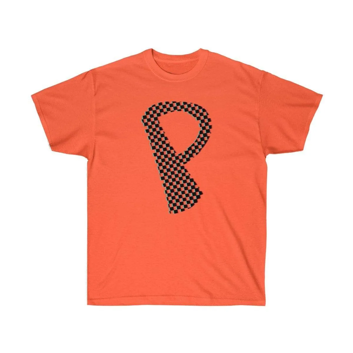 Dark Checkered, Glitchy, Capital P T-Shirt