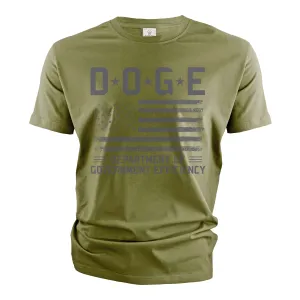 Department of Government Efficiency T-shirt DOGE Men's Tee shirt Trump DJT Tee