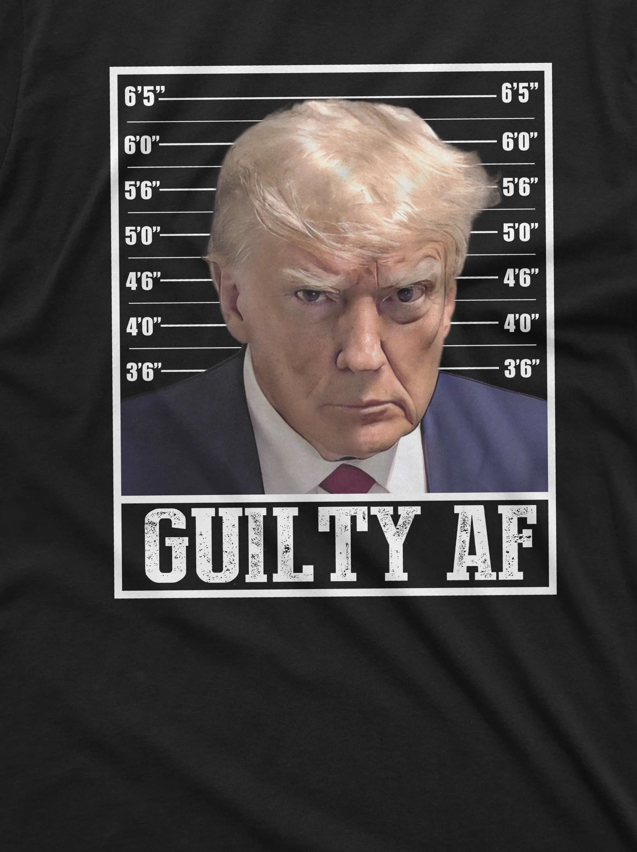 Donald Trump Police Mugshot Photo Shirt Funny Trump Shirt Trump Mugshot Guilty AF Shirt