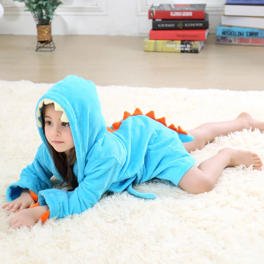 Dragon Shaped Hooded Bath Towel/Bathrobe