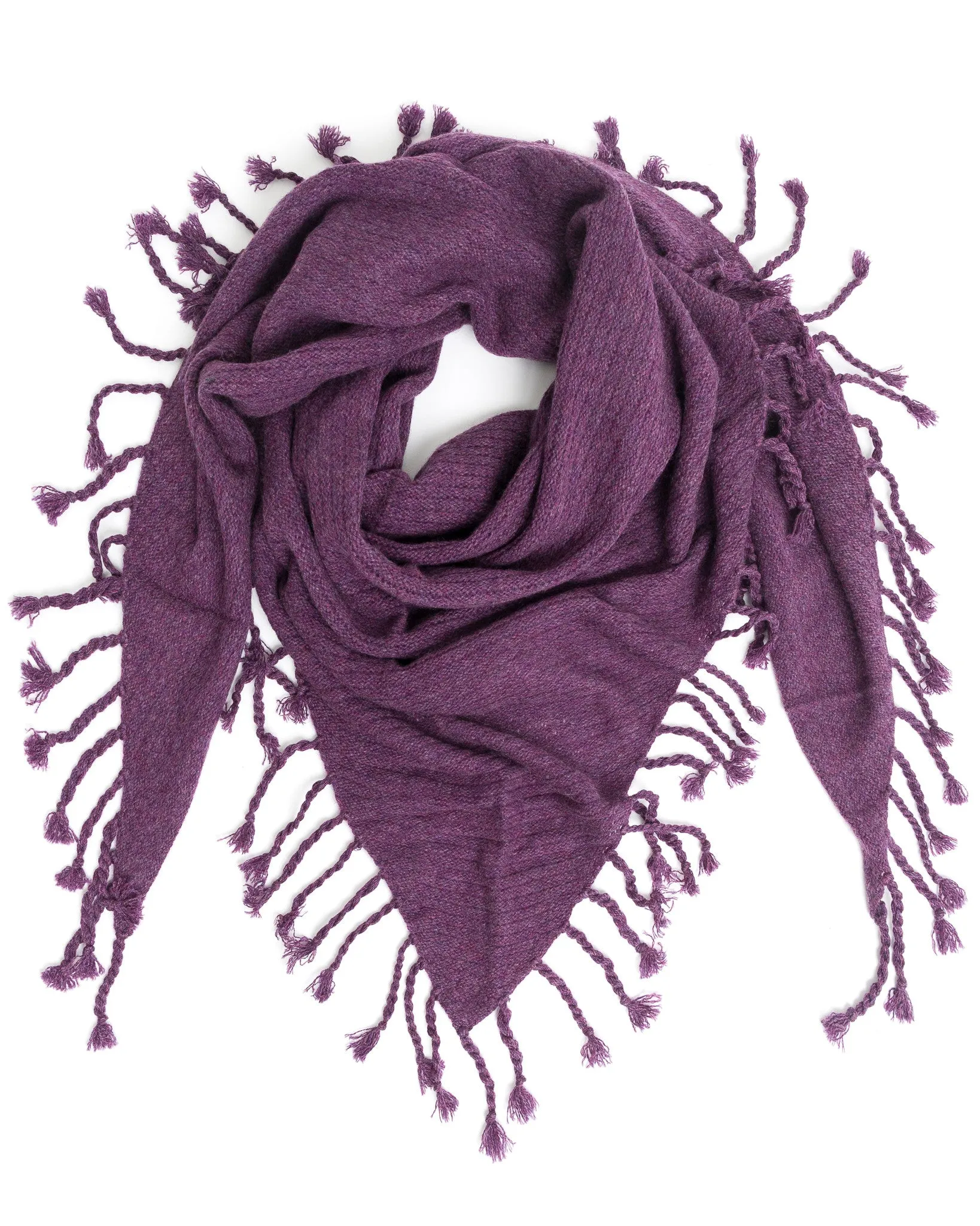 Dropped Needle Cashmere Scarf