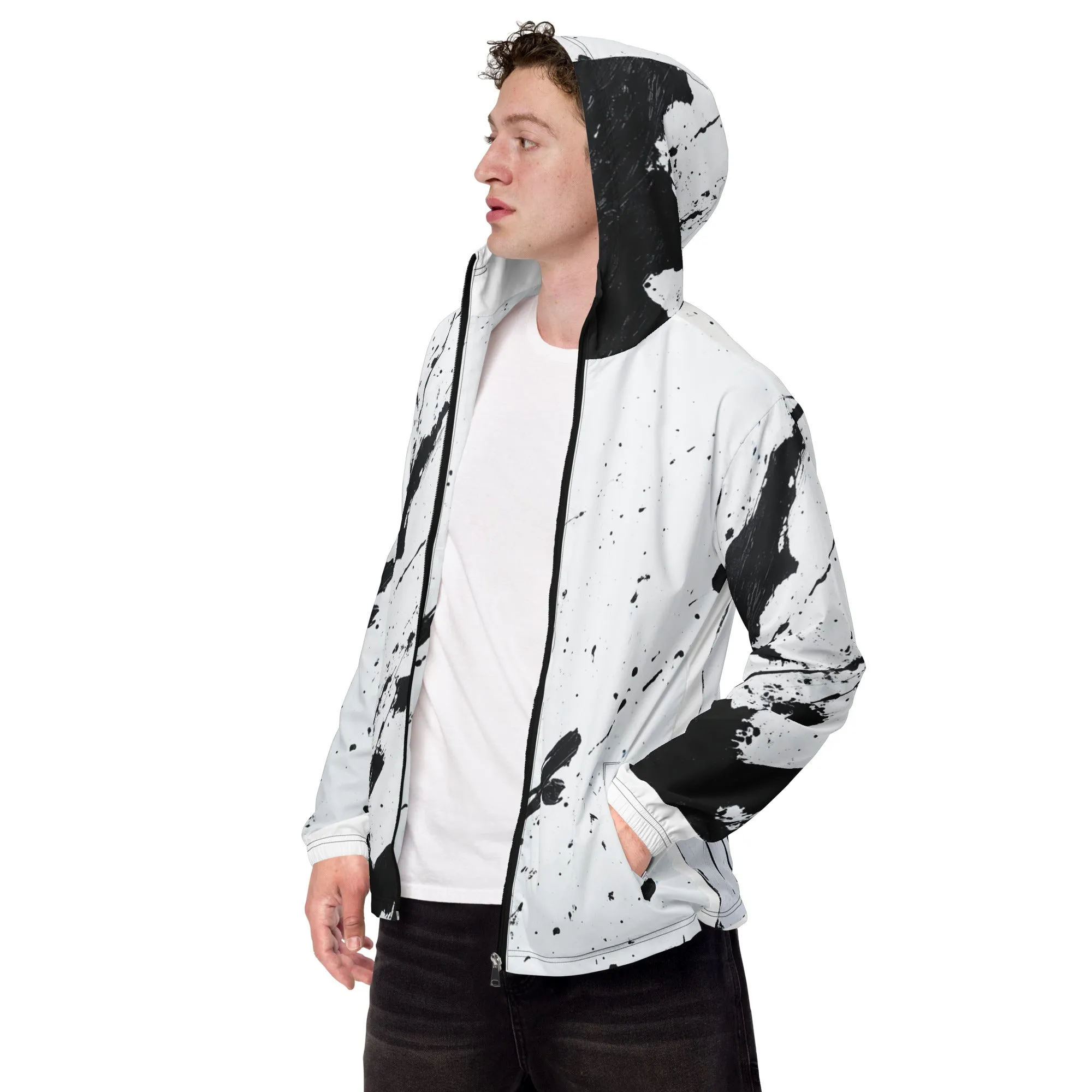 DUO MODERN "Ink Storm" Men’s windbreaker