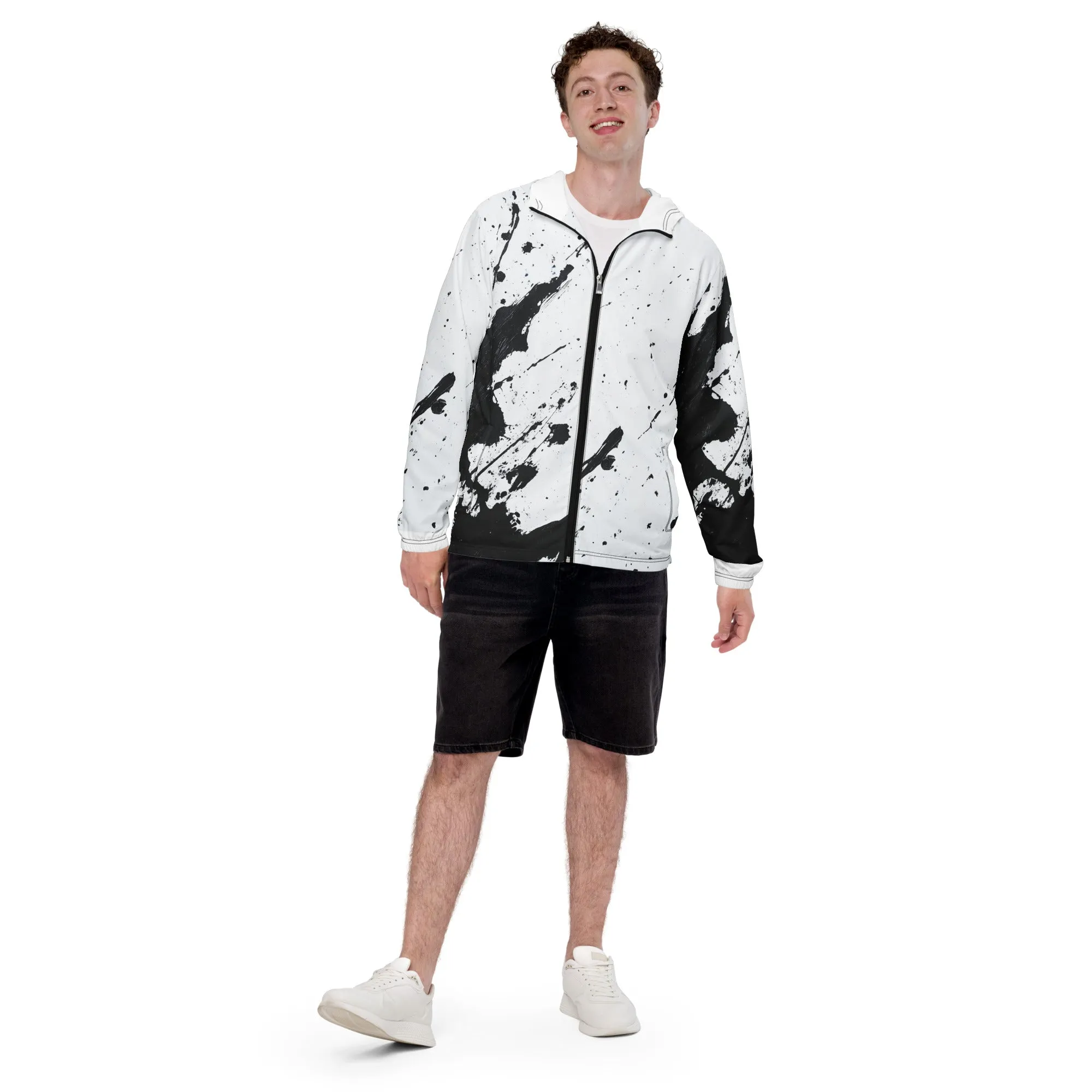DUO MODERN "Ink Storm" Men’s windbreaker