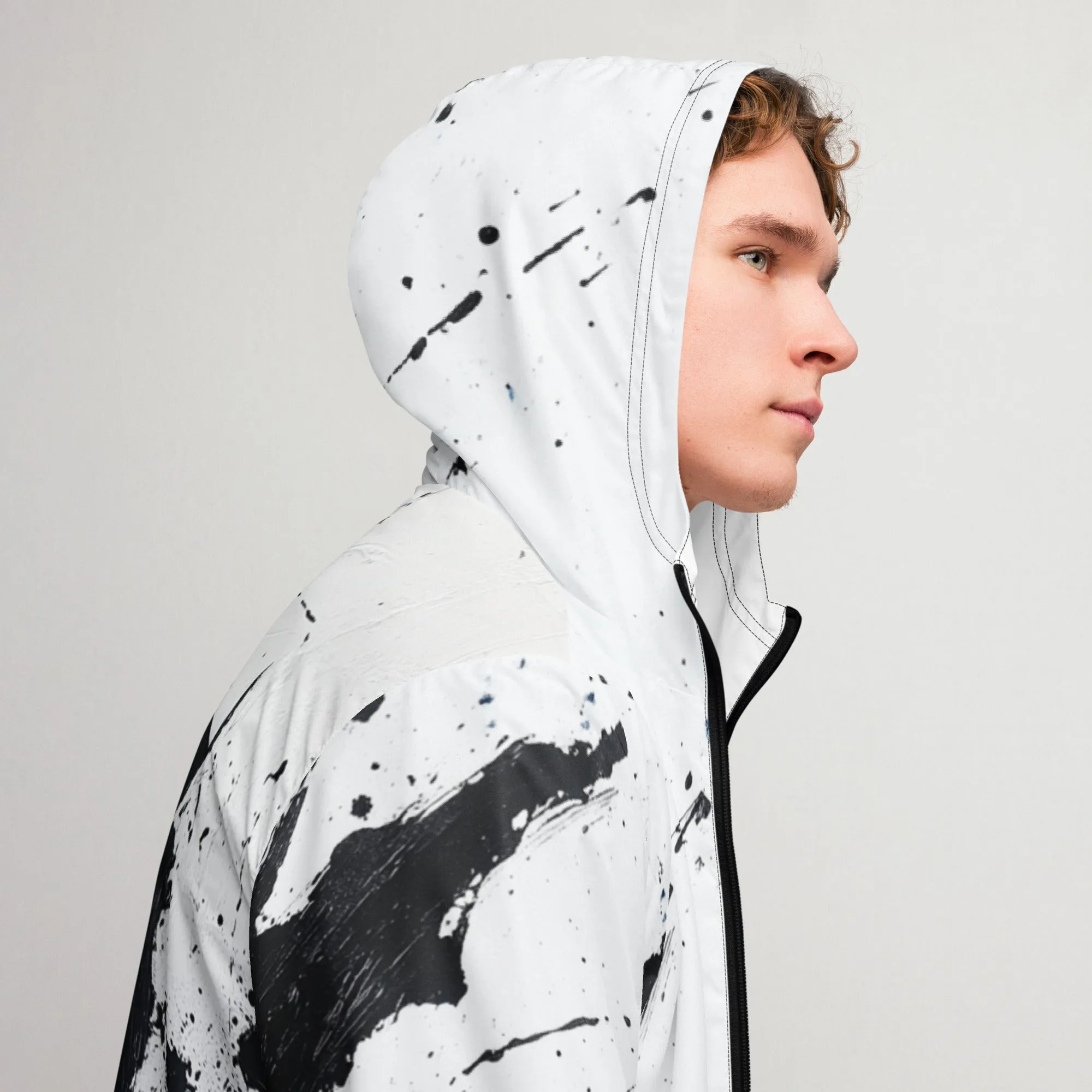 DUO MODERN "Ink Storm" Men’s windbreaker