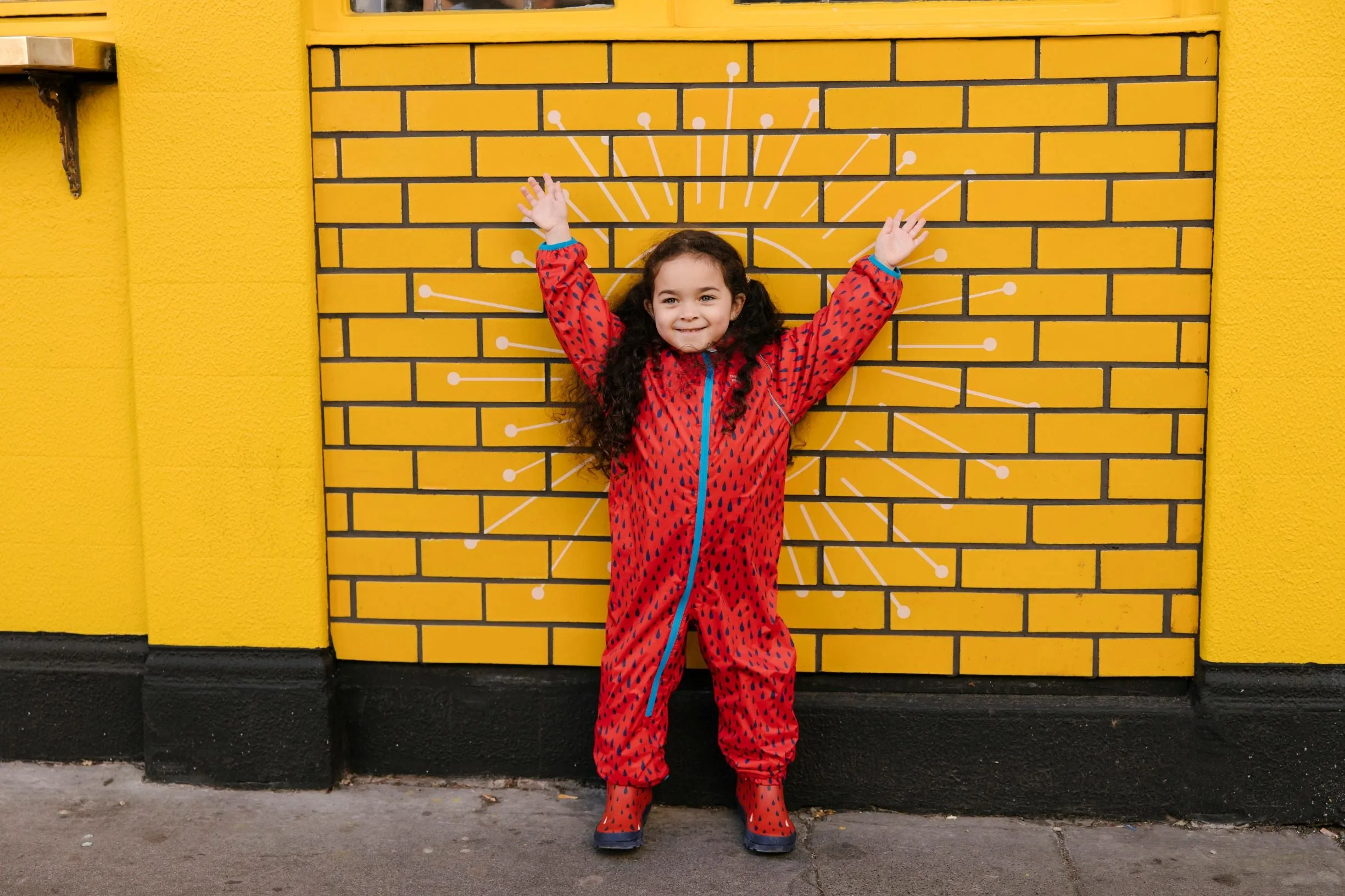 Ecosplash Fleece Lined Puddlesuit - Red Print