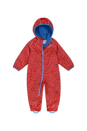 Ecosplash Fleece Lined Puddlesuit - Red Print