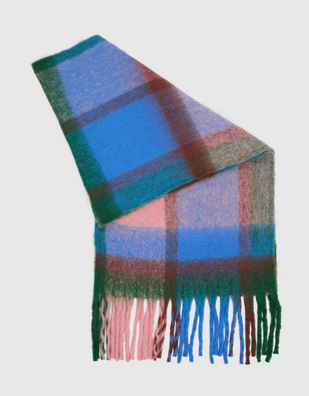 Elm Crest Scarf pink/green