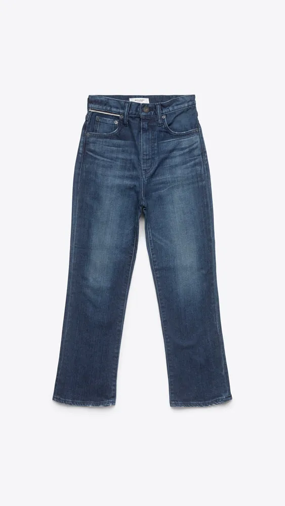 Emma Cropped Flare-Hi Denim