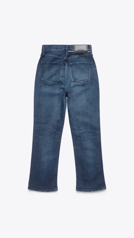 Emma Cropped Flare-Hi Denim
