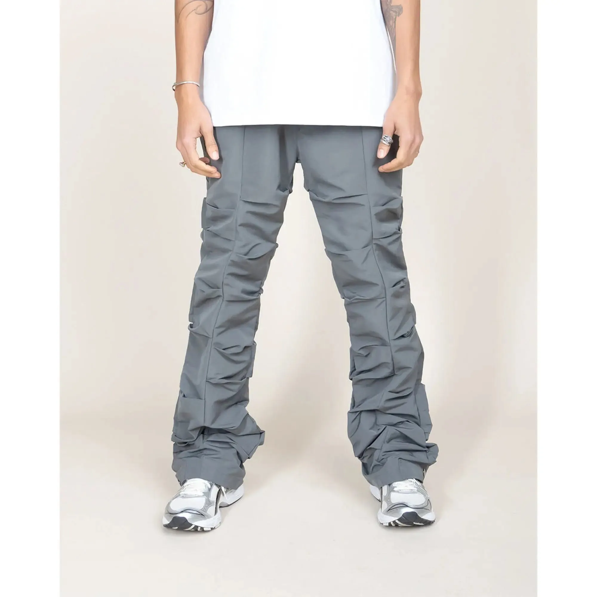 EPTM Unisex Tekno Flare Pants (Grey)