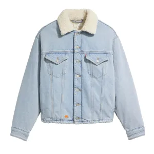 ERL x Levi's Sherpa Trucker Jacket Blue ERL07J201